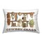 Cowboy Chaos Accessories Decorative Printed Throw Pillow Design by Cindy Jacobs, 14 x 7 x 20